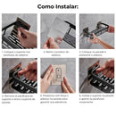 VitaAlu - Suporte Organizador Alumínio + Adesivos ProFix™ de Brinde! [FRETE GRÁTIS]