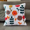 Kit 4 Capas Almofadas Decorativas 43x43 Estampas Florais Premium Sofá Sala