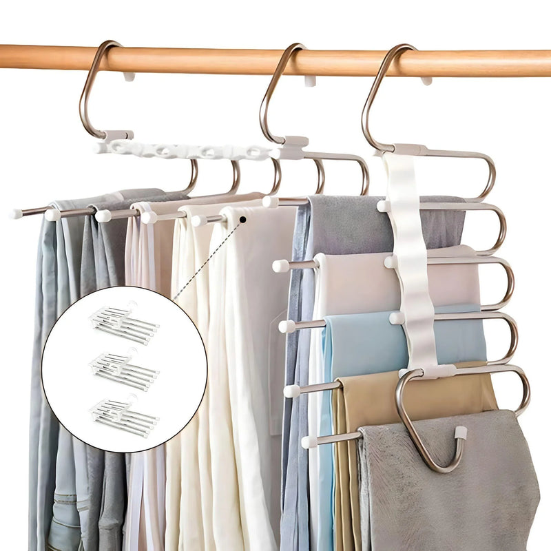 Cabide Mágico Retrátil 5 em 1