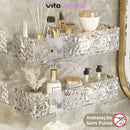 VitaCril - Suporte Organizador Acrílico + Kit Adesivos ProFix™ de BRINDE!