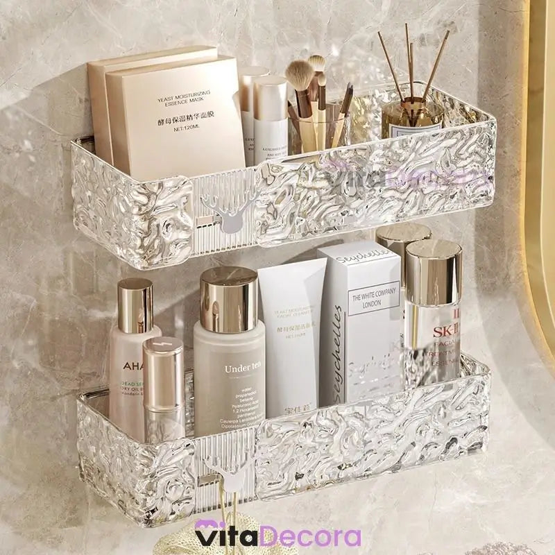 VitaCril - Suporte Organizador Acrílico + Kit Adesivos ProFix™ de BRINDE!