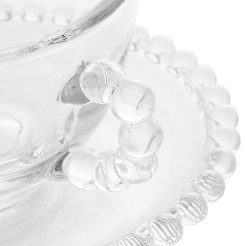 Jogo 6 Xícaras c/ Pires Bolinhas Pearl 80ml