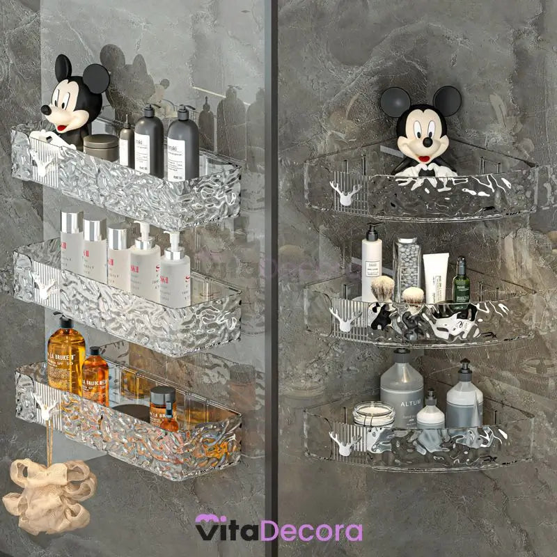 VitaCril - Suporte Organizador Acrílico + Kit Adesivos ProFix™ de BRINDE!