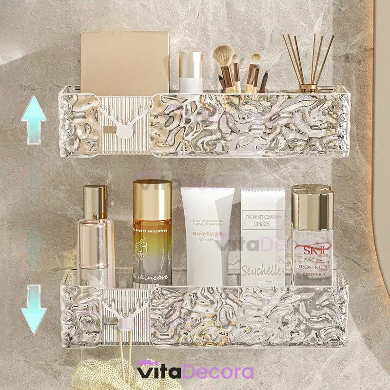 VitaCril - Suporte Organizador Acrílico + Kit Adesivos ProFix™ de BRINDE!