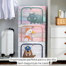 Organizador Infantil com Zíper – Grande (66L) para Brinquedos e Roupas
