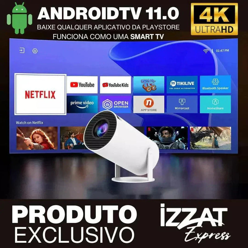 Projetor Portátil 4K - ORIGINAL