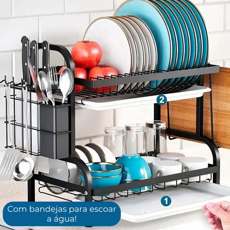 ESCORREDOR EM INOX PARA COZINHA