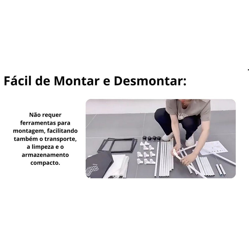 Cesto Roupa Suja Duplo Multiuso Organizador Prático Grande