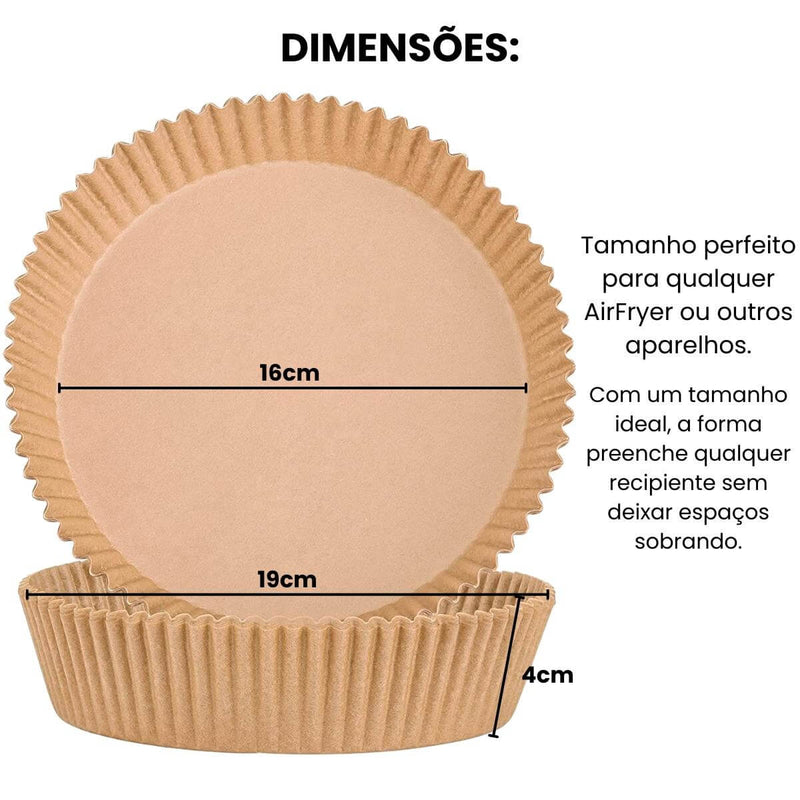 Forma Descartável TodoDia© - 100 Unidades + Pincel de BRINDE [Frete Grátis]