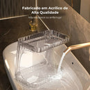 Sissy - Prateleira Organizadora Dupla Multiuso em Acrílico