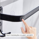 Suporte Toalha Duplo com Adesivos ProFix - Vita™ [FRETE GRÁTIS]