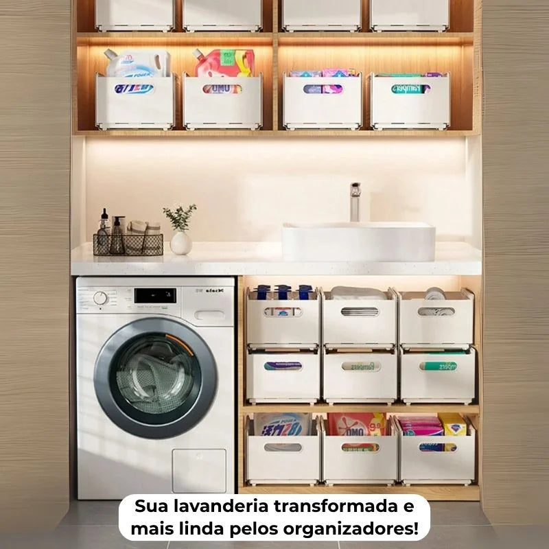 ModuVita - Organizador Modular Empilhável Expansível (28 a 48cm)