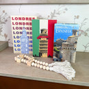 Colar de Mesa Decorativo em Madeira Bege Home