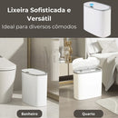 Lixeira Inteligente 13 Litros Abertura Automática Veda Cheiros - [ACOMPANHA PILHAS]