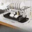 Escorredor De Louça 14 Pratos Aço Inox