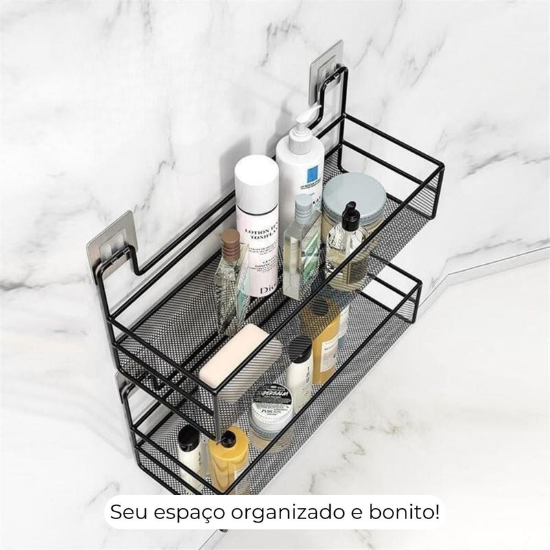 Cesto Organizador Suporte Aramado – Com Adesivos ProFix!