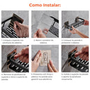 Suporte Toalha Duplo com Adesivos ProFix - Vita™ [FRETE GRÁTIS]