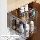 Estante Organizador Maquiagem Cosméticos Multiuso Duplo 2 Andares Acrílico