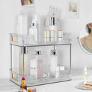 Estante Organizador Maquiagem Cosméticos Multiuso Duplo 2 Andares Acrílico