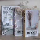Livros Decorativos Organizadores Kit com 3 - Home Design