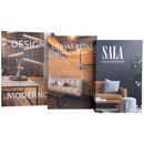 Livros Decorativos Organizadores Conjunto com 3 - Design Moderno