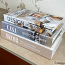 Kit 3 Livros Decorativos Organizadores Grande Luxo - Modelo DECOR