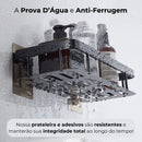 VitaAlu - Suporte Organizador Alumínio + Adesivos ProFix™ de Brinde! [FRETE GRÁTIS]