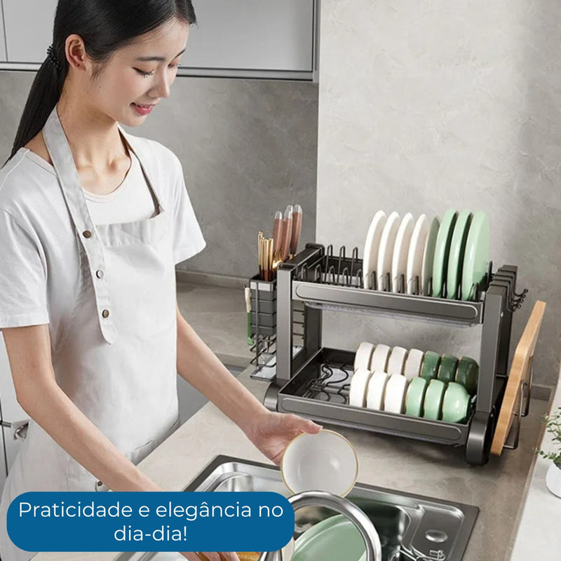 ESCORREDOR EM INOX PARA COZINHA