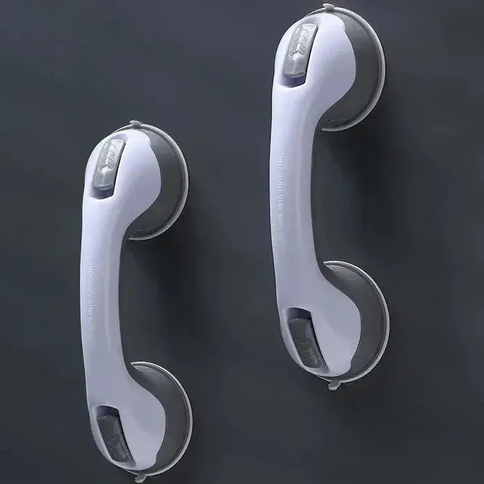 Barra de Apoio para Banheiro com Borrachas de Fixação Antiderrapantes | Suporta até 150k - SafeGrip