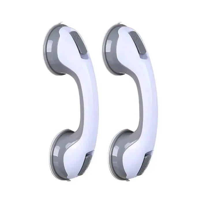 Barra de Apoio para Banheiro com Borrachas de Fixação Antiderrapantes | Suporta até 150k - SafeGrip